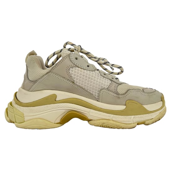 Balenciaga Triple S sneakers in crèmekleurig nylon - Image 1
