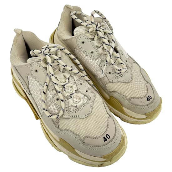 Balenciaga Triple S sneakers in crèmekleurig nylon - Image 5