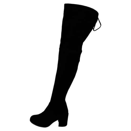 Stuart Weitzman Tieland overknee laarzen in zwart suède - Image 6