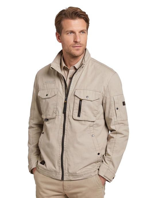 beige parka jas Camel active met rits - Image 1