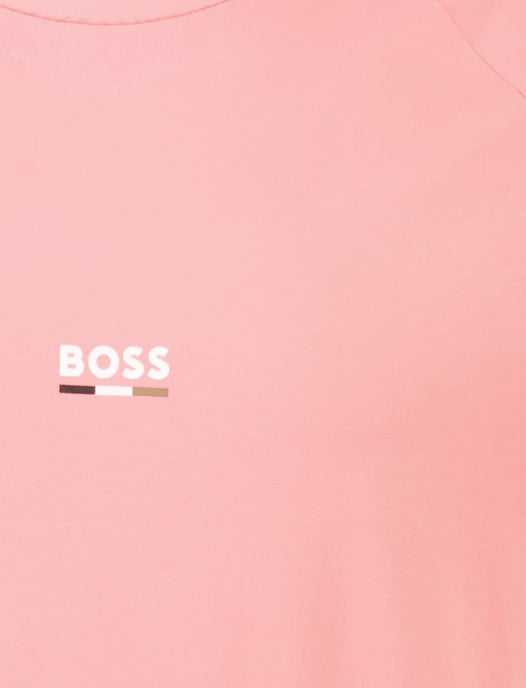 T-shirt BOSS Black roze beach katoen - Image 3