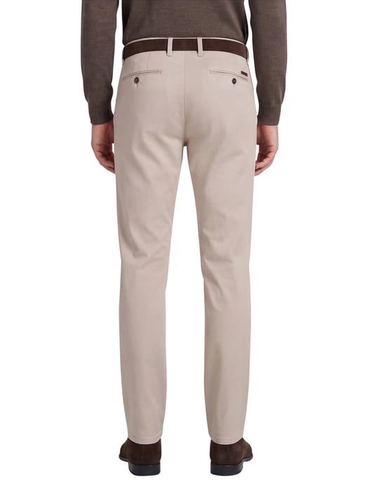 Pantalon Gardeur beige normale fit flatfront model - Image 2
