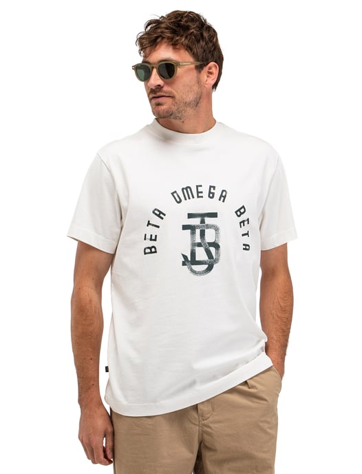 T-shirt Butcher of Blue wit ronde hals met opdruk - Image 1