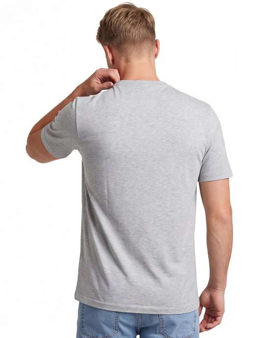 t-shirt Boss Green tee stretch grijs logo - Image 2