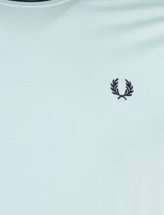 Fred Perry t-shirt lichtblauw katoen stretch - Image 3