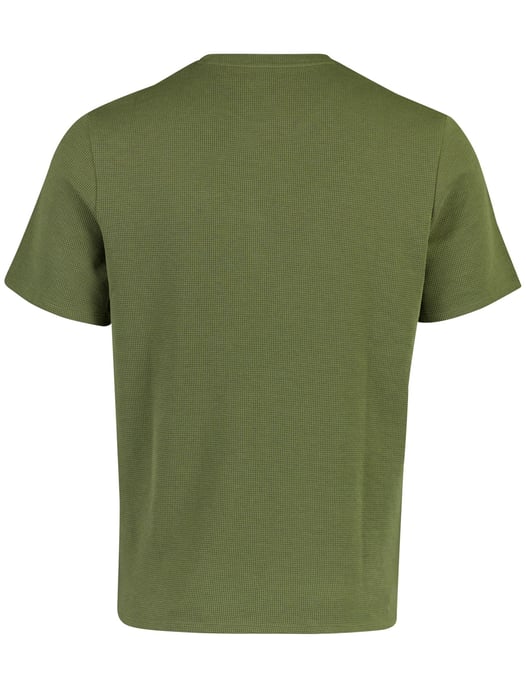 T-shirt BOSS Black Homewear donkergroen structuur - Image 2