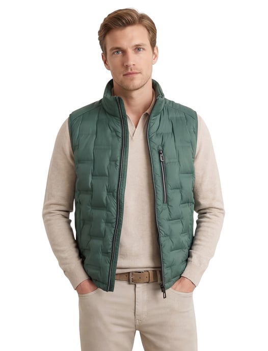 Bodywarmer groen Casa Moda gestructureerd - Image 1