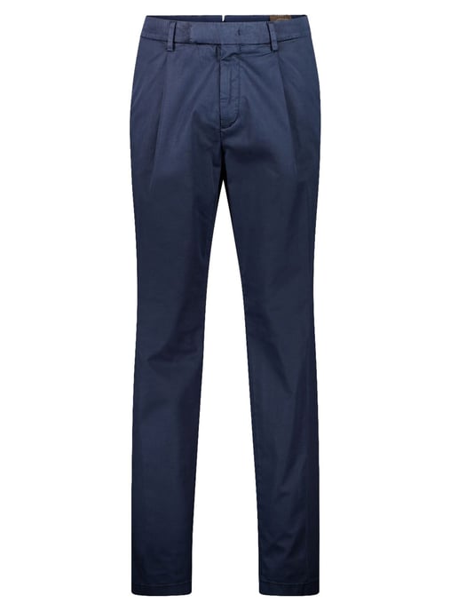 Pantalon donkerblauw Gardeur bandplooi - Image 1