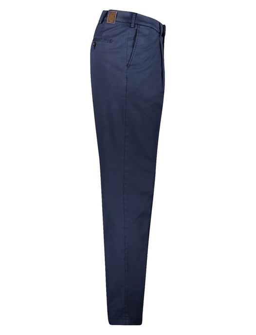Pantalon donkerblauw Gardeur bandplooi - Image 3