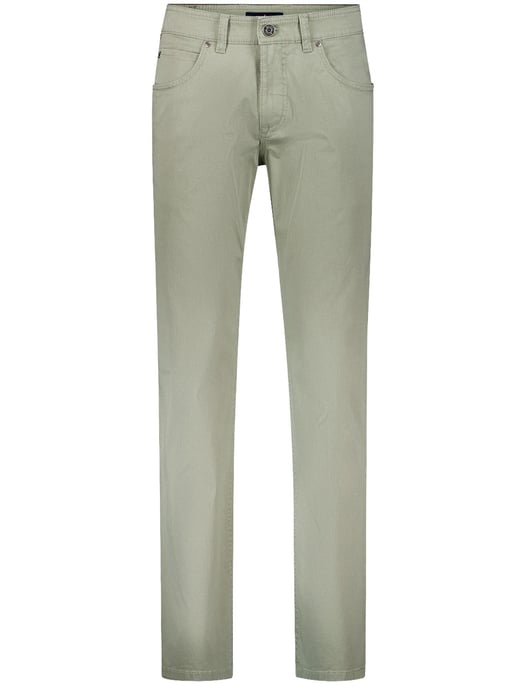 Gardeur pantalon 5-pocket groen normale fit katoen - Image 1
