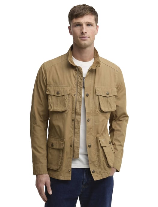 zomerjas Barbour camel rits knopen normale fit - Image 1