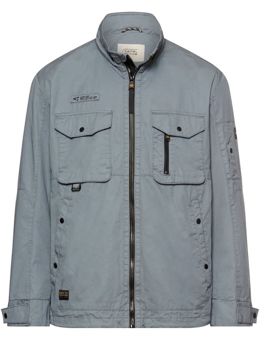 Blauwe parka jas met borstzakken Camel active - Image 1