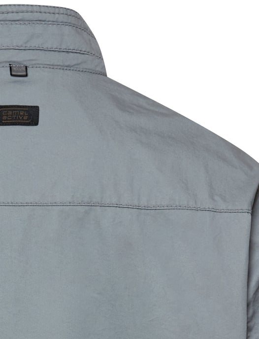 Blauwe parka jas met borstzakken Camel active - Image 4
