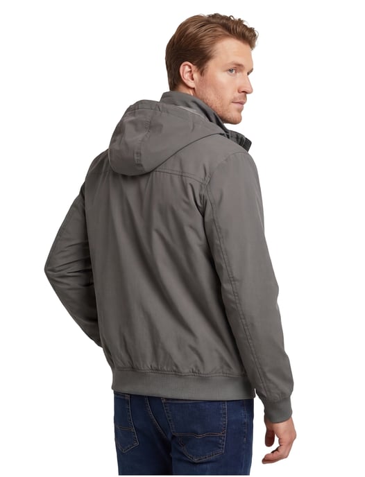 Zomerjas Boss Orange Orki grijs normale fit capuchon - Image 2