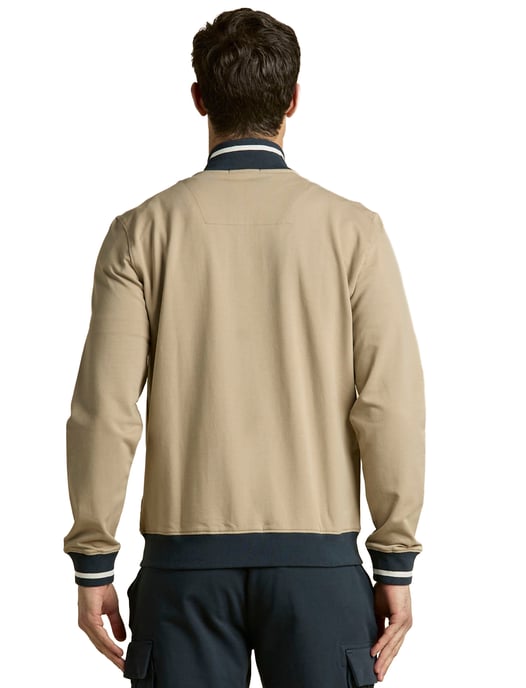 Sweatvest Aeronautica Militare beige normale fit - Image 2