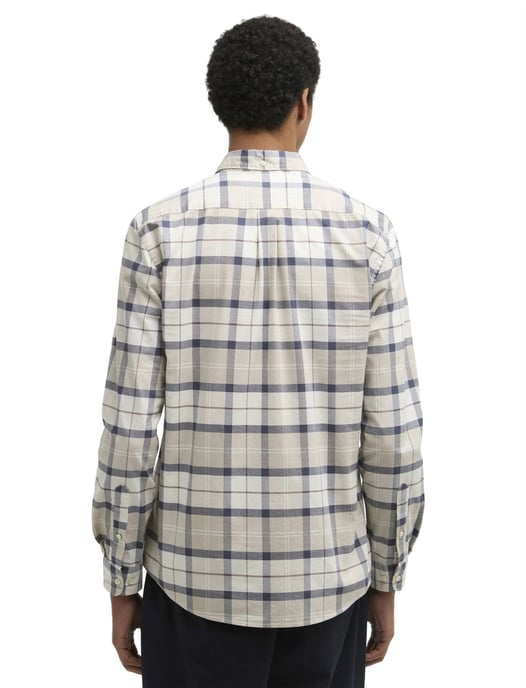 Geruit overhemd Barbour Tailored Fit blauw met borstzak - Image 2