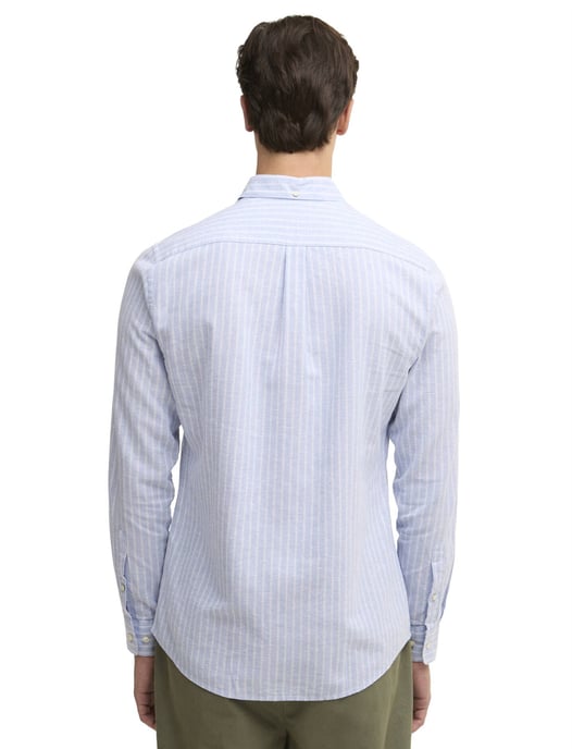 Overhemd Barbour Tailored Fit lichtblauw streepjes print - Image 2