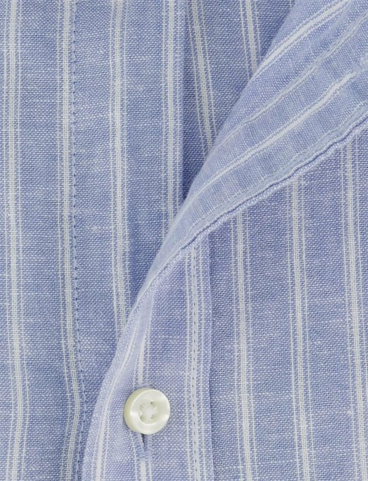 Overhemd Barbour Tailored Fit lichtblauw streepjes print - Image 4