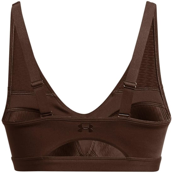 Under Armour Sportbeha met spaghettibandjes voor dames (Bruin) - Image 3