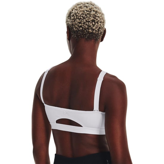 Under Armour Sportbeha met spaghettibandjes voor dames (Wit) - Image 4