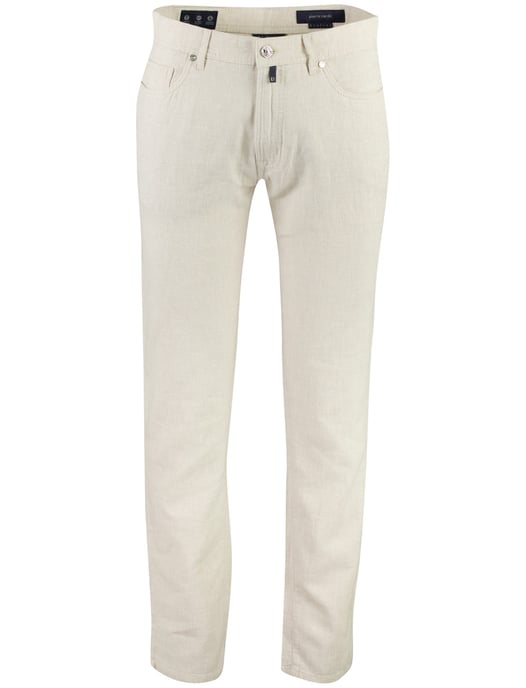 Beige broeken Pierre Cardin linnen zomer - Image 1