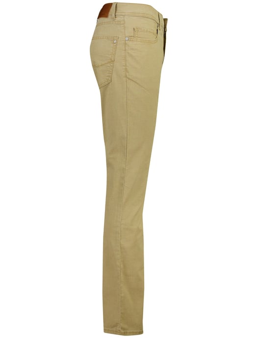 pantalon Pierre Cardin khaki normale fit 5-pocket model zonder omslag - Image 3