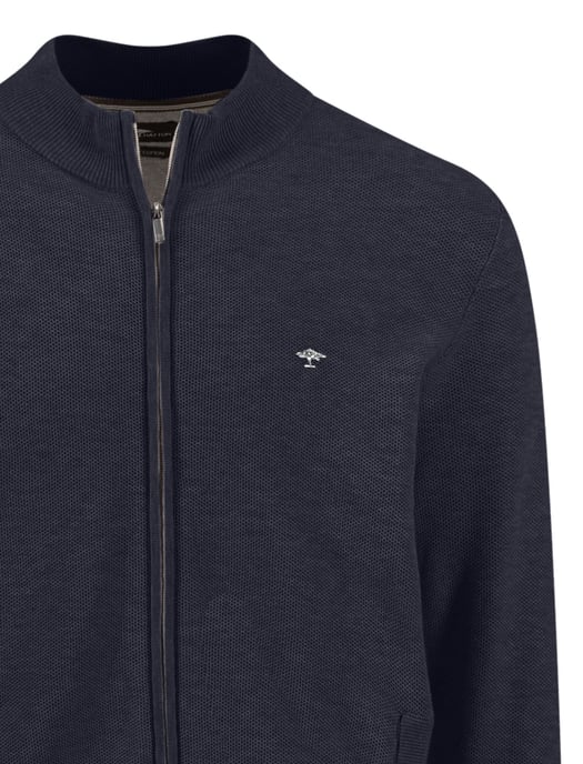 Donkerblauw vest Fynch Hatton textuur - Image 3