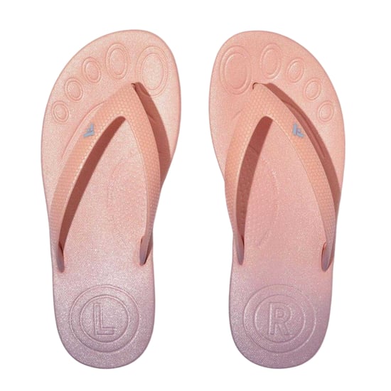 FitFlop Kinderen/Kinderen Iridescent iQushion teenslippers (Roze) - Image 2