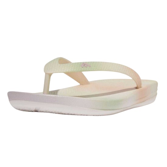 FitFlop Kinderen/Kinderen Iridescent iQushion teenslippers (Wit) - Image 4