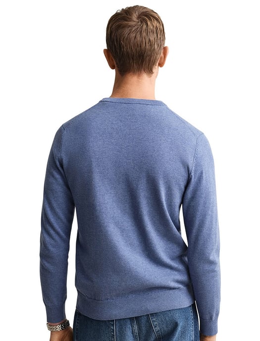 Trui Gant blauw ronde hals normale fit - Image 2