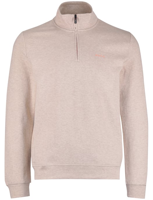Trui half zip beige New Zealand normale fit - Image 2