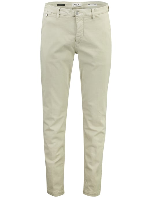 pantalon Replay regular fit Benni beige - Image 1