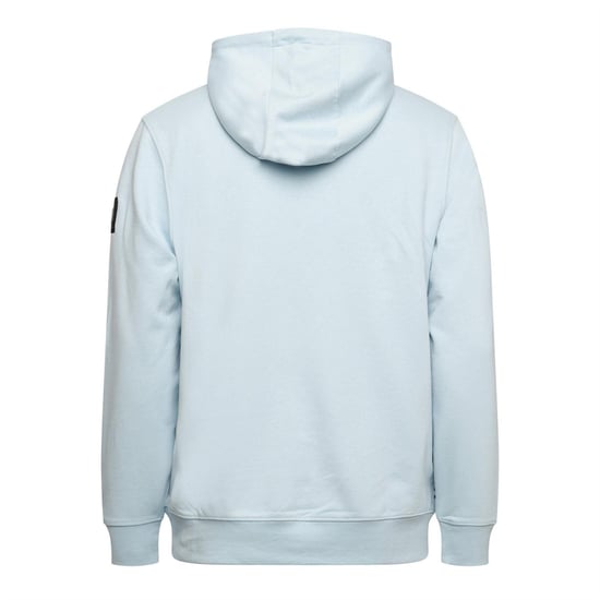 Weekend Offender Heren Yensei Badge Trekkoord Hoodie (Cloud) - Image 1