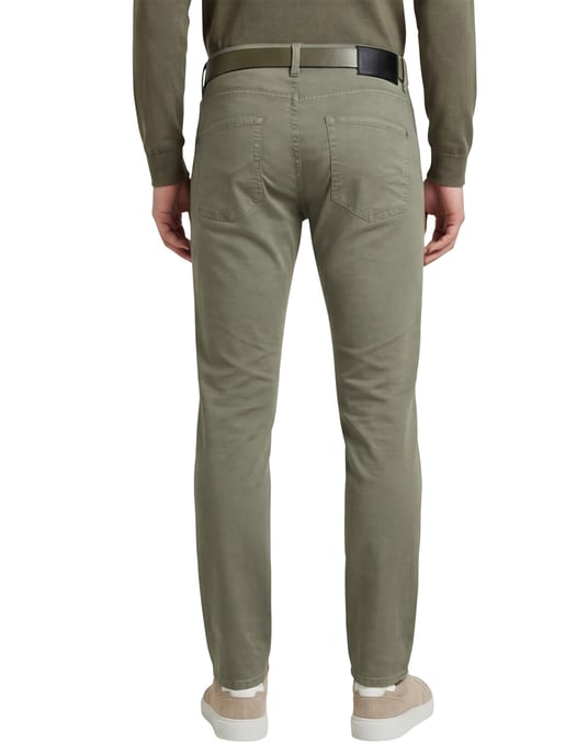 Pierre Cardin Pantalon 5-p groen katoen Lyon Tapered fit - Image 2