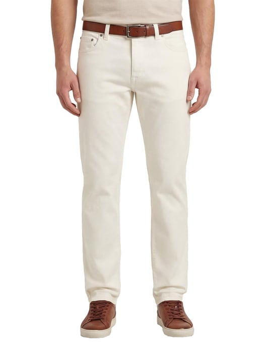 Gardeur Pantalon 5-p creme effen - Image 1