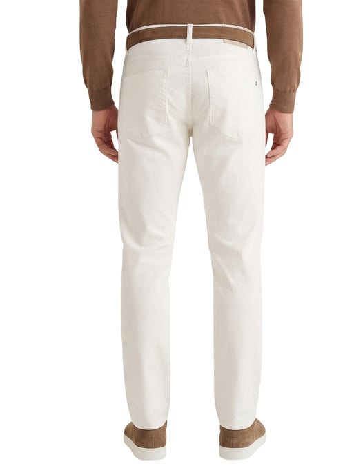 Pierre Cardin Lyon Tapered fit pantalon 5-p creme - Image 1