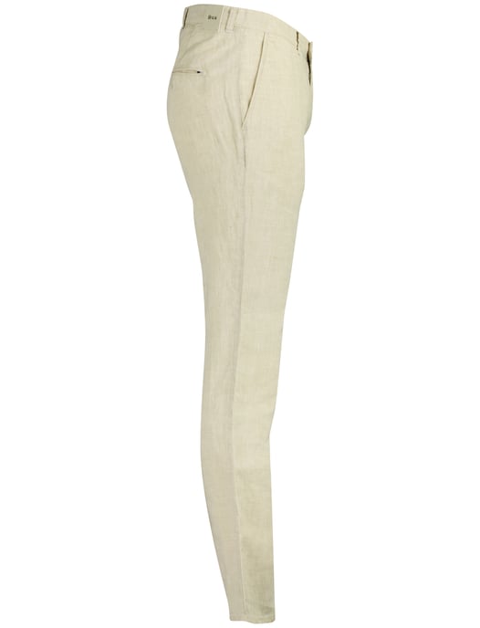 Beige chino wijde fit Brax linnen - Image 2
