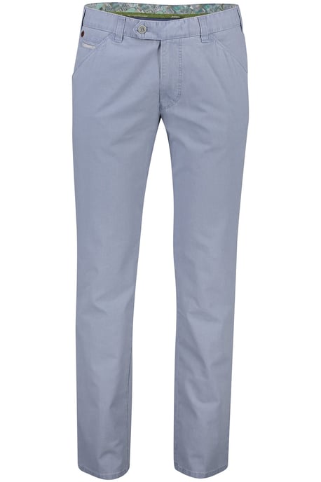 Meyer broek Chicago blauw gestreept katoen - Image 1
