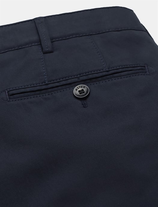 katoenen broek Meyer Bonn donkerblauw - Image 3