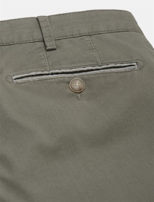 katoenen broek Meyer Bonn groen - Image 3