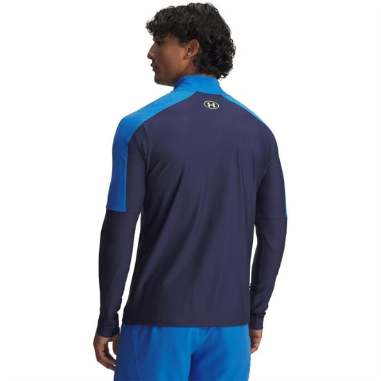Under Armour Challenger Pro-tussenlaag met kwartrits voor heren (Blauw) - Image 2