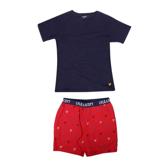 Lyle & Scott Jongens All-Over Print Loungewear Set (Blauw) - Image 1