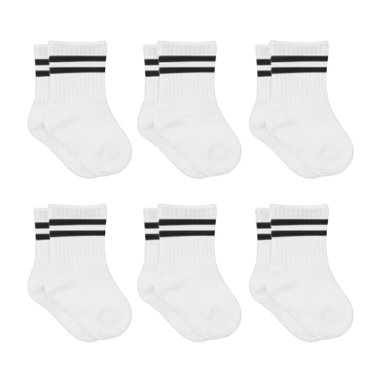 Bistyle Baby Grip Enkelsokken 6 Paar | Sokken van biologisch katoen voor pasgeborenen, baby's en peuters | Enkelsokken voor jongens en meisjes - Image 1