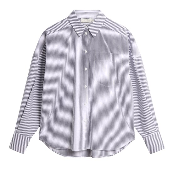 Ted Baker Vinales Boyfriend Fit Gestreept Katoenen Overhemd - Image 1