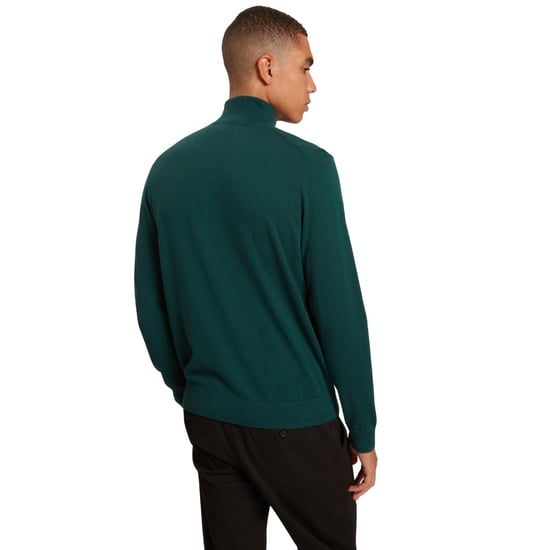Ted Baker Artiss Core Donkergroene Quarter Zip - Image 4