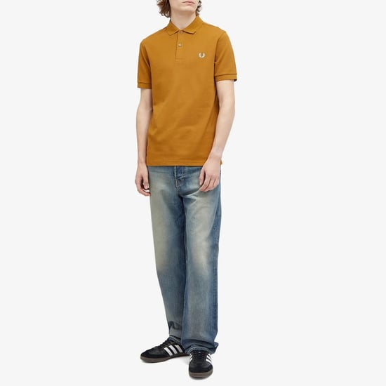 Fred Perry Classic Donkerkaramelblauwe Polo Met Logo - Image 5