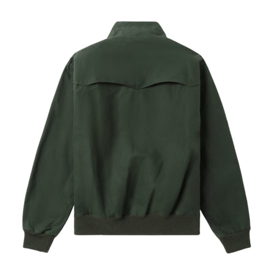 Fred Perry Made In England Harrington-jas In Gewaxt Nachtgroen - Image 2