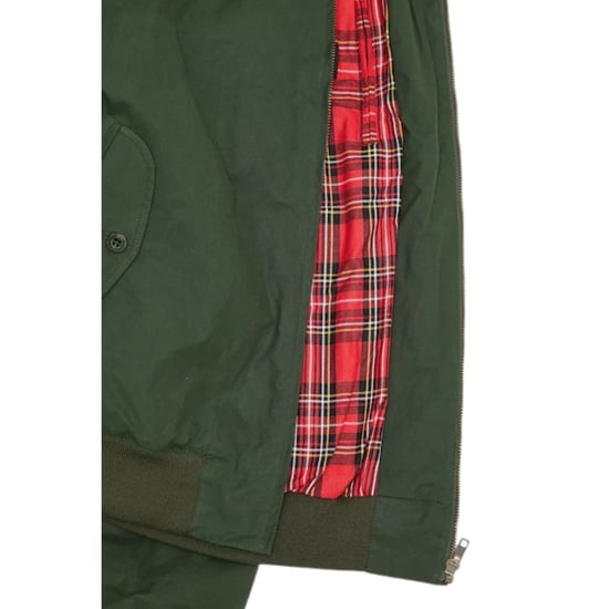 Fred Perry Made In England Harrington-jas In Gewaxt Nachtgroen - Image 5