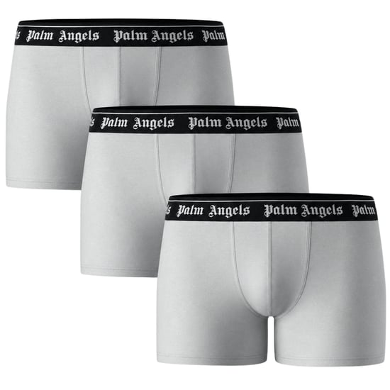 Palm Angels Tri-pack Klassieke Boxershorts Met Logo In Wit - Image 1