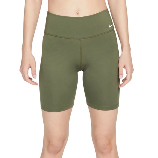 Nike Dri-fit Damesshorts Met Middelhoge Taille En Voering, Groen - Image 2